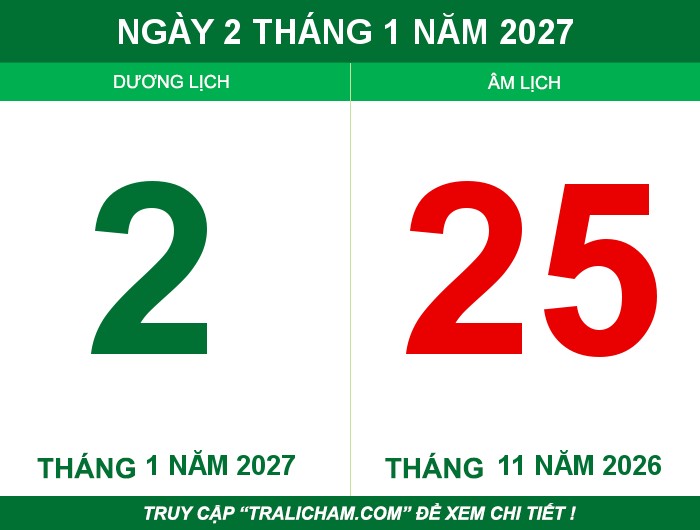 Ngày 2 tháng 1 năm 2027