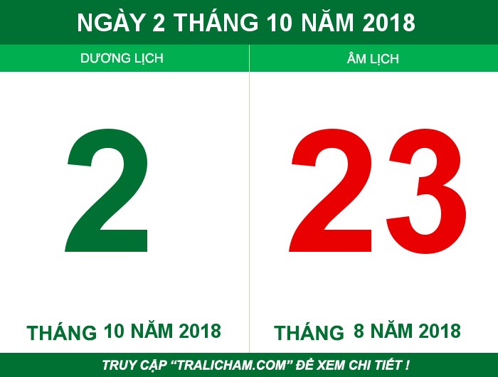 Ngày 2 tháng 10 năm 2018