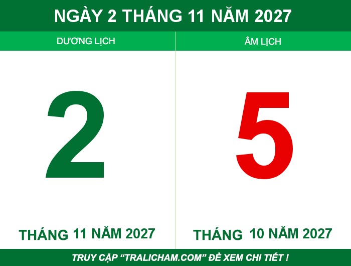 Ngày 2 tháng 11 năm 2027