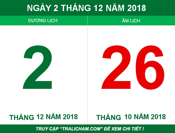 Ngày 2 tháng 12 năm 2018