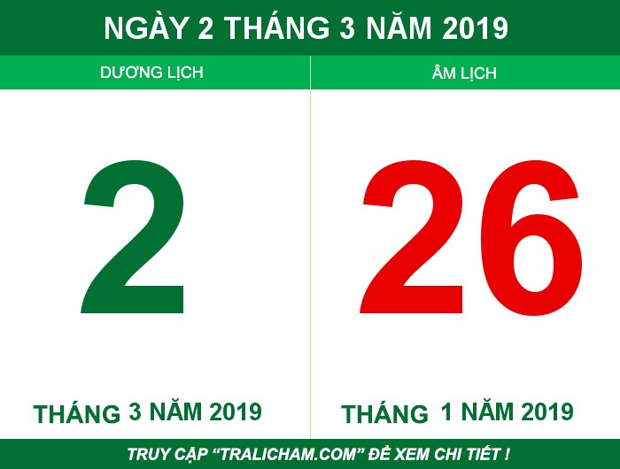 Ngày 2 tháng 3 năm 2019