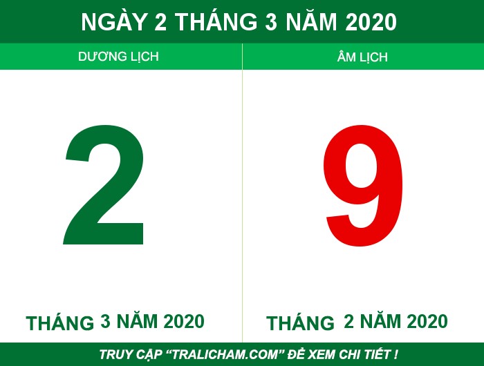 Ngày 2 tháng 3 năm 2020