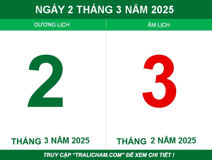 Ngày 2 tháng 3 năm 2025