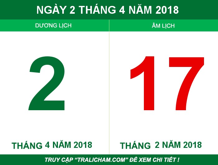 Ngày 2 tháng 4 năm 2018
