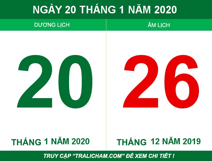Ngày 20 tháng 1 năm 2020