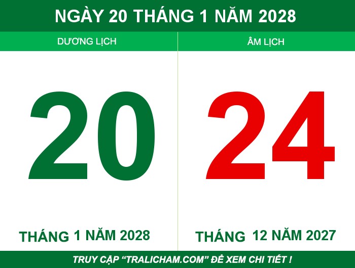 Ngày 20 tháng 1 năm 2028