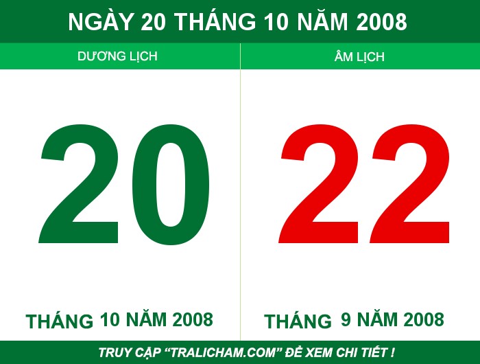 Ngày 20 tháng 10 năm 2008