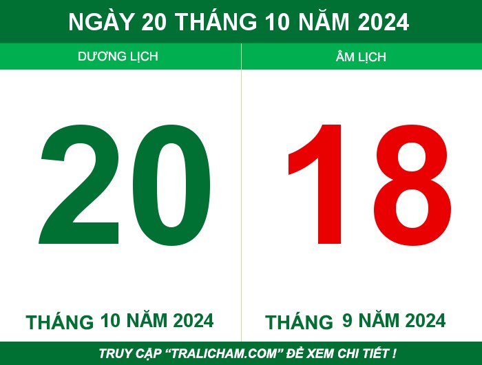 Ngày 20 tháng 10 năm 2024