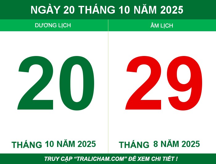 Ngày 20 tháng 10 năm 2025