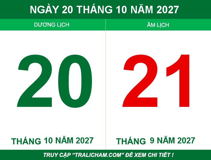 Ngày 20 tháng 10 năm 2027