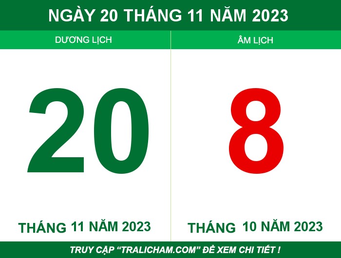 Ngày 20 tháng 11 năm 2023