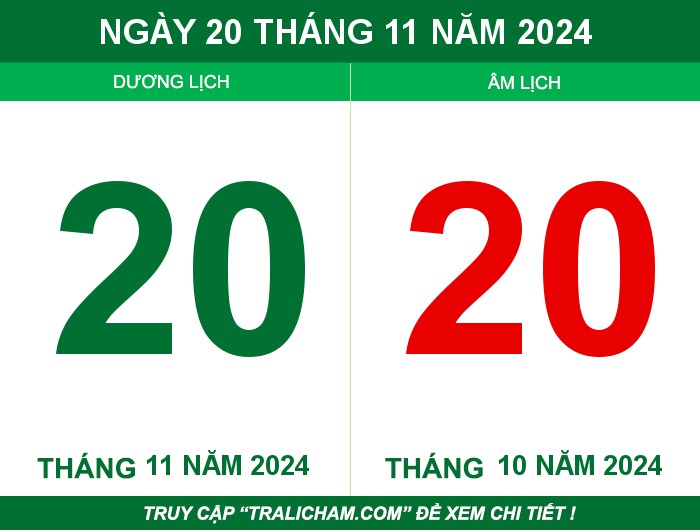 Ngày 20 tháng 11 năm 2024