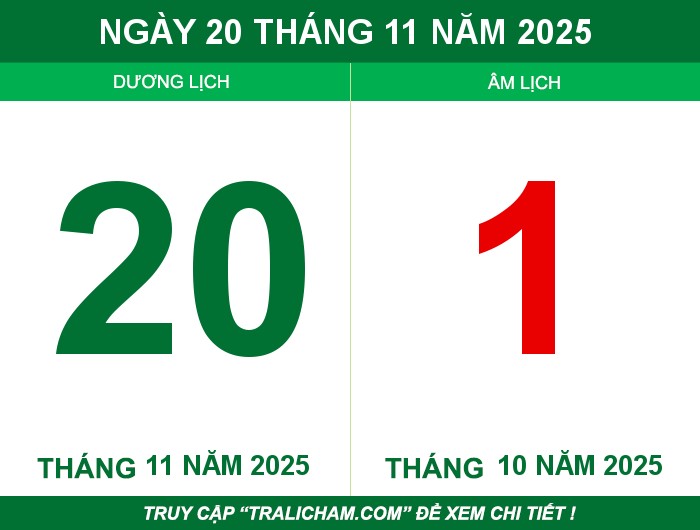 Ngày 20 tháng 11 năm 2025