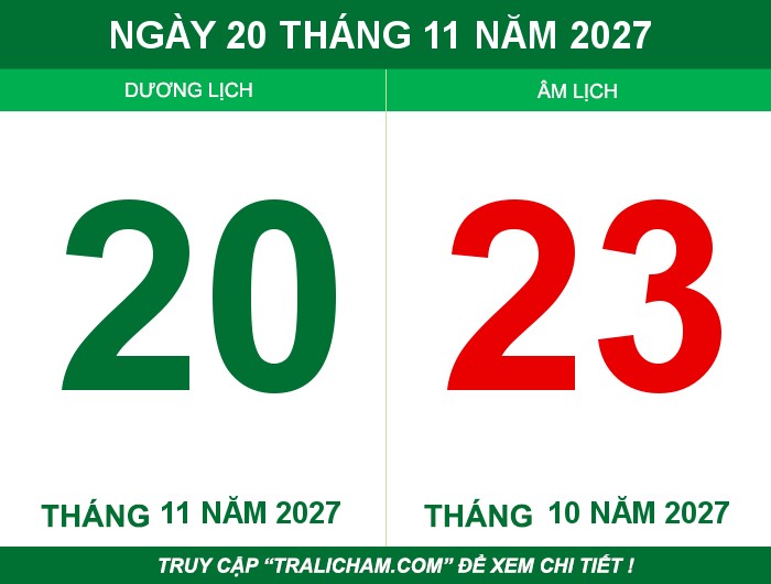 Ngày 20 tháng 11 năm 2027