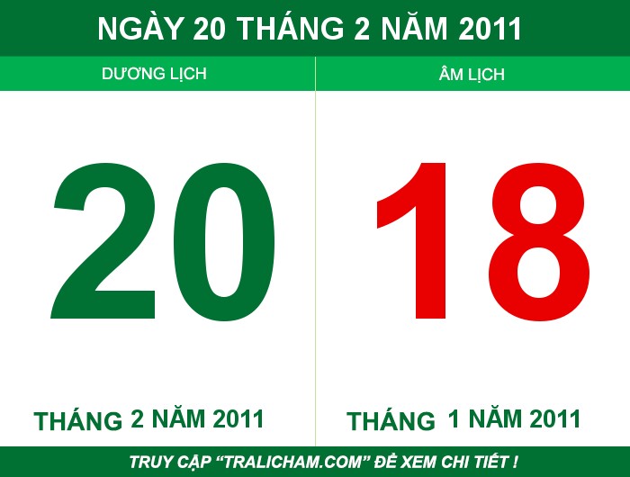 Ngày 20 tháng 2 năm 2011