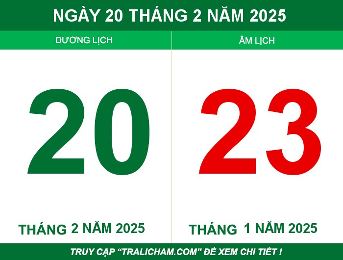 Ngày 20 tháng 2 năm 2025