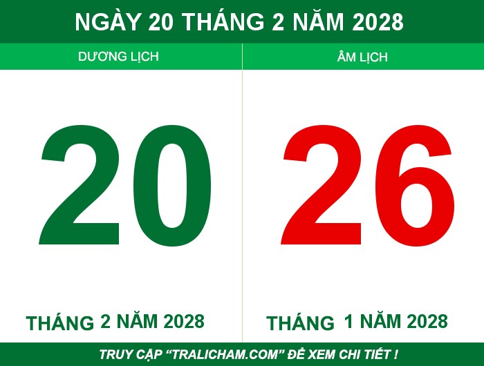 Ngày 20 tháng 2 năm 2028