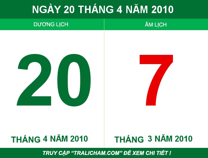 Ngày 20 tháng 4 năm 2010