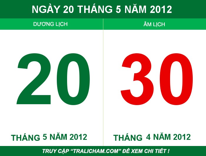 Ngày 20 tháng 5 năm 2012