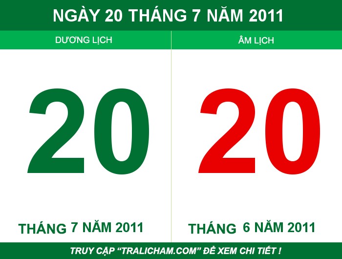 Ngày 20 tháng 7 năm 2011