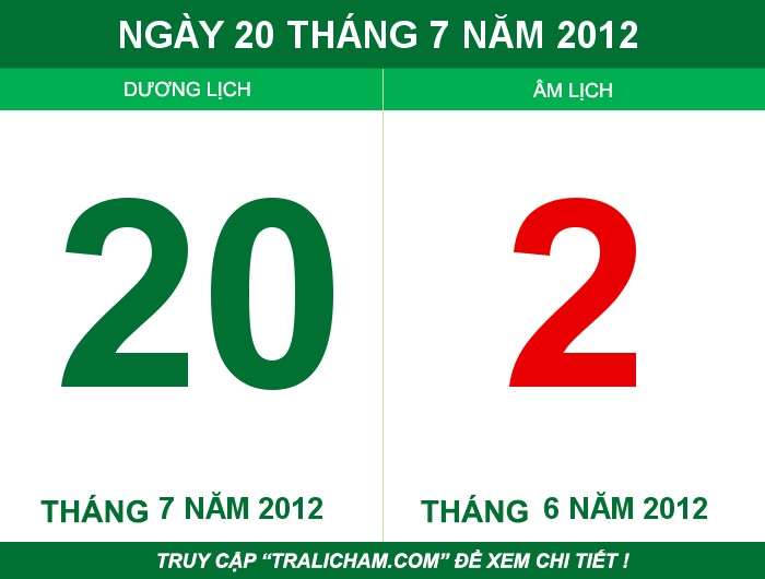Ngày 20 tháng 7 năm 2012