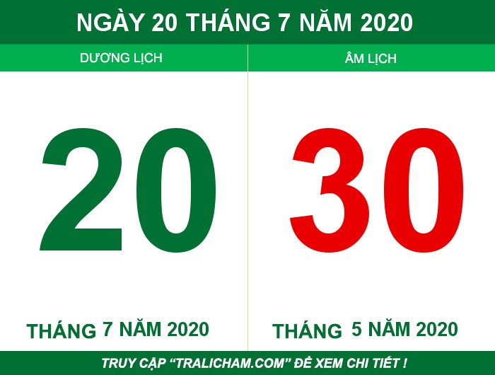 Ngày 20 tháng 7 năm 2020