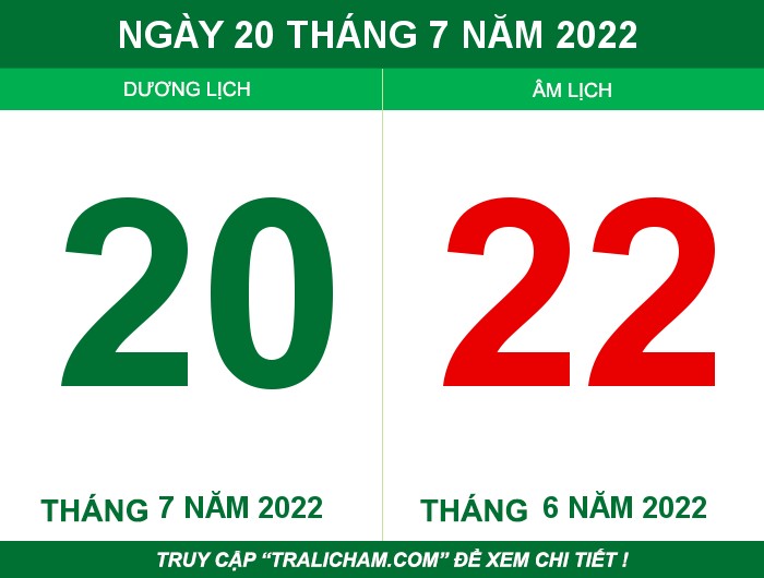 Ngày 20 tháng 7 năm 2022