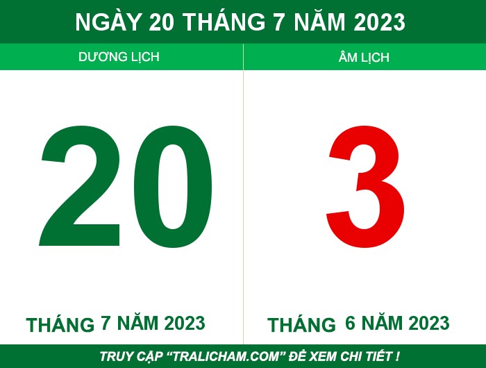 Ngày 20 tháng 7 năm 2023