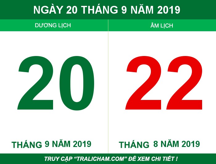 Ngày 20 tháng 9 năm 2019