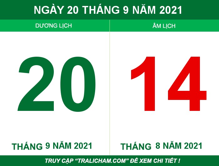 Ngày 20 tháng 9 năm 2021