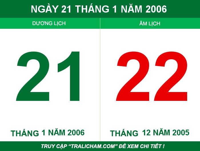 Ngày 21 tháng 1 năm 2006