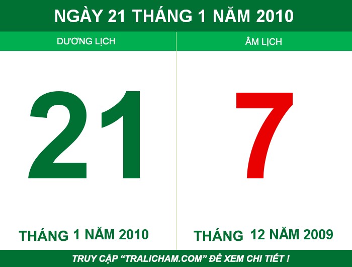 Ngày 21 tháng 1 năm 2010