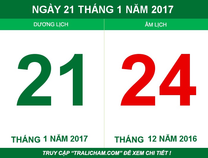 Ngày 21 tháng 1 năm 2017