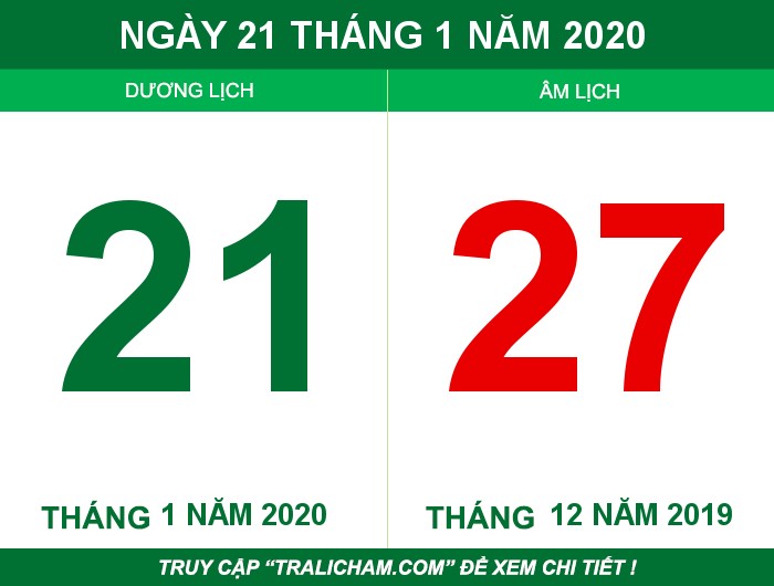 Ngày 21 tháng 1 năm 2020