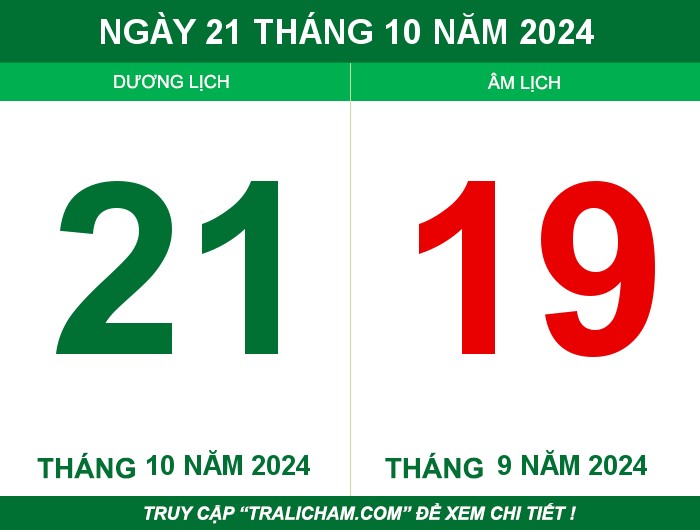 Ngày 21 tháng 10 năm 2024