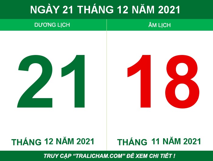 Ngày 21 tháng 12 năm 2021