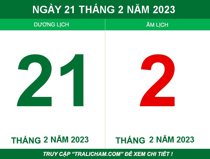 Ngày 21 tháng 2 năm 2023