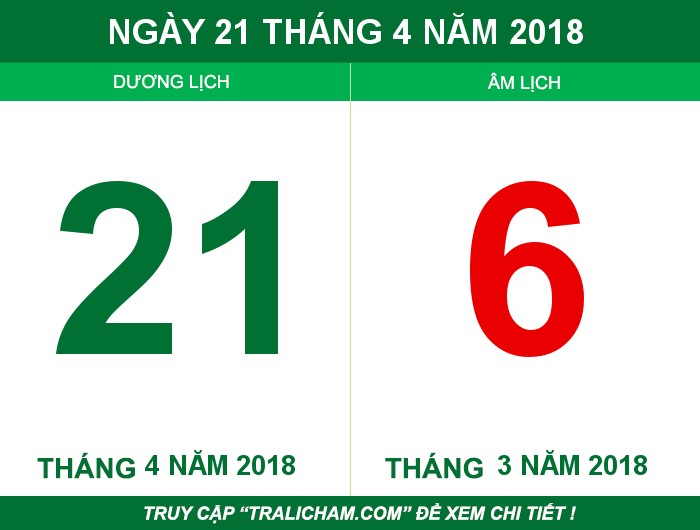 Ngày 21 tháng 4 năm 2018
