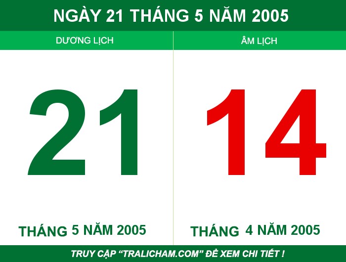 Ngày 21 tháng 5 năm 2005