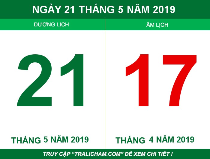 Ngày 21 tháng 5 năm 2019