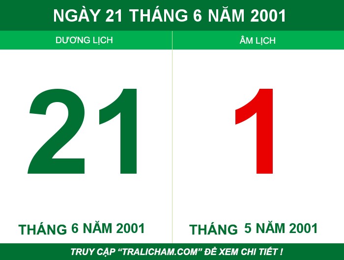 Ngày 21 tháng 6 năm 2001