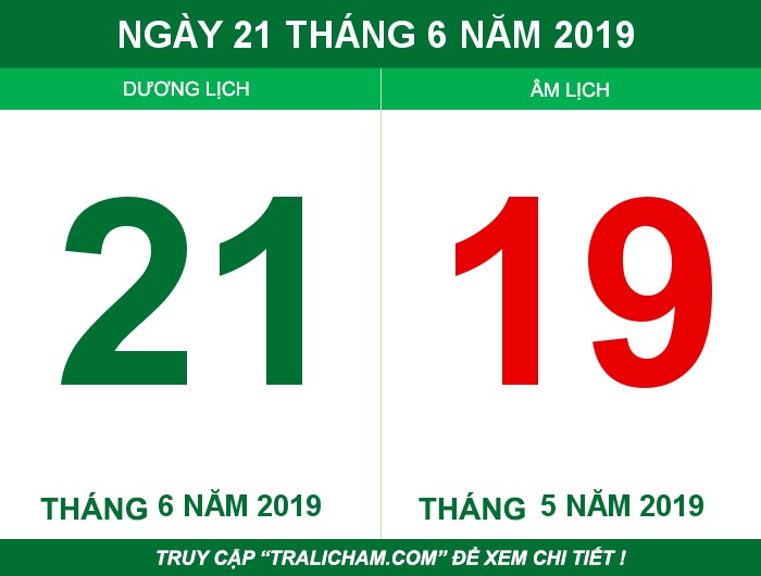 Ngày 21 tháng 6 năm 2019