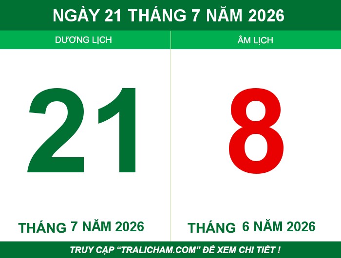 Ngày 21 tháng 7 năm 2026