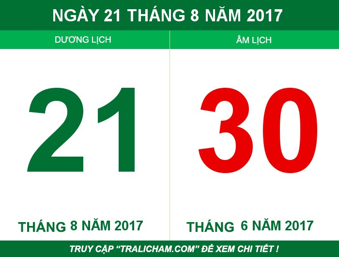 Ngày 21 tháng 8 năm 2017