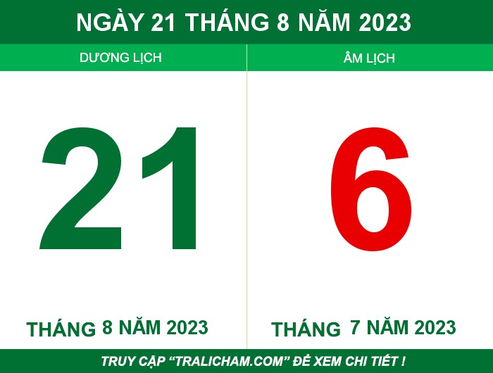 Ngày 21 tháng 8 năm 2023