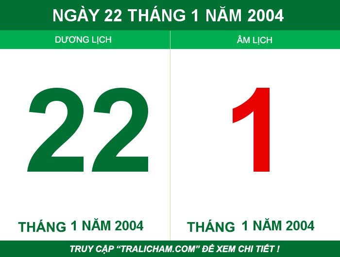 Ngày 22 tháng 1 năm 2004
