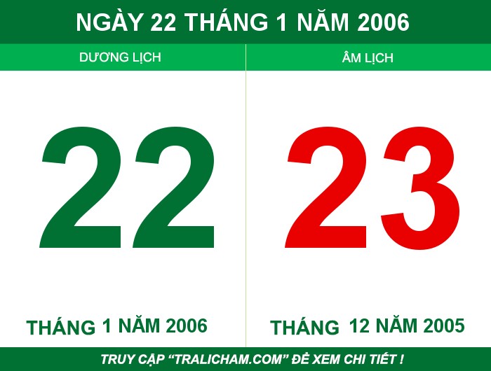 Ngày 22 tháng 1 năm 2006