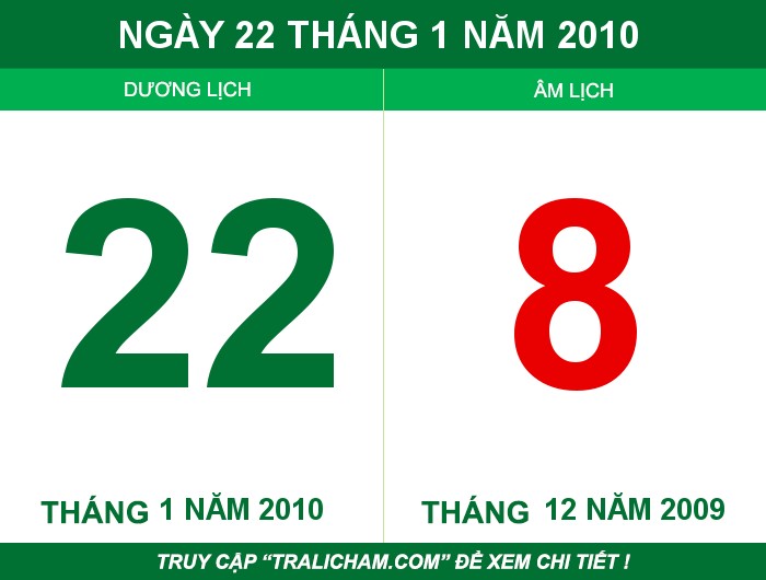 Ngày 22 tháng 1 năm 2010