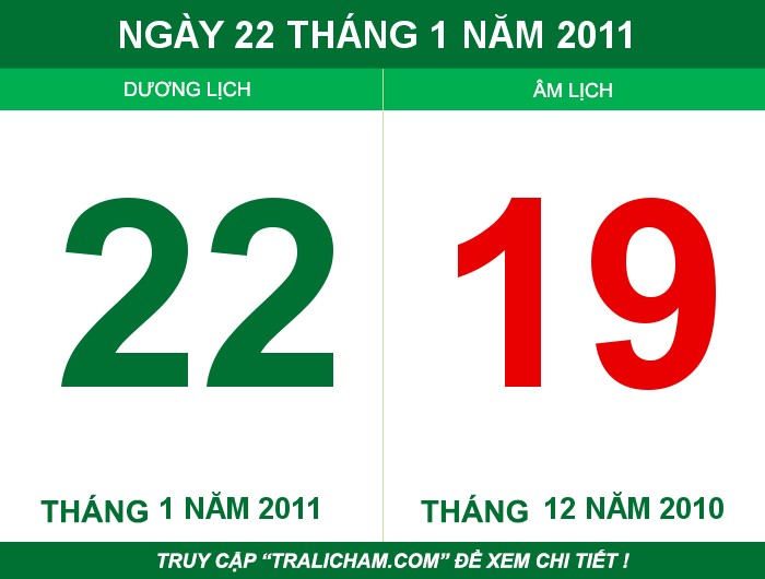Ngày 22 tháng 1 năm 2011