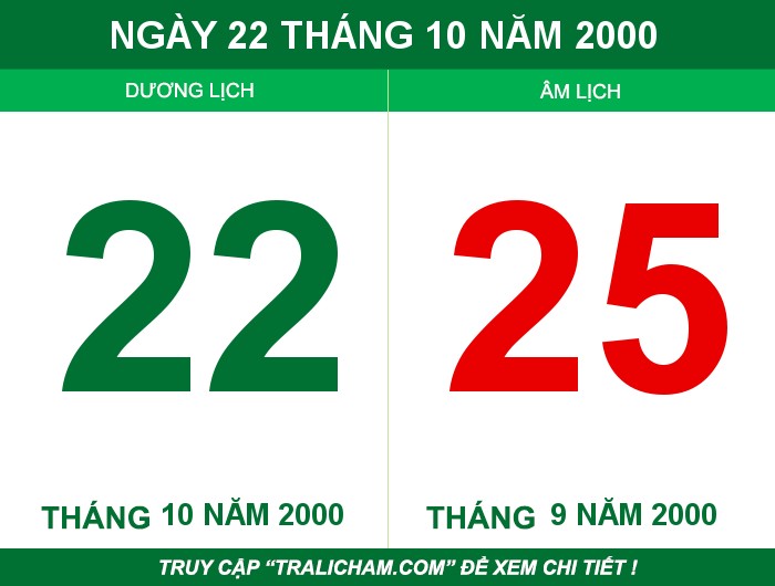 Ngày 22 tháng 10 năm 2000